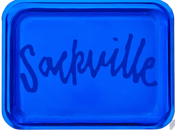 Sackville & Co. Blue Jelly Rolling Tray